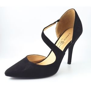 Chinese & Laundry Black Poninted Heels